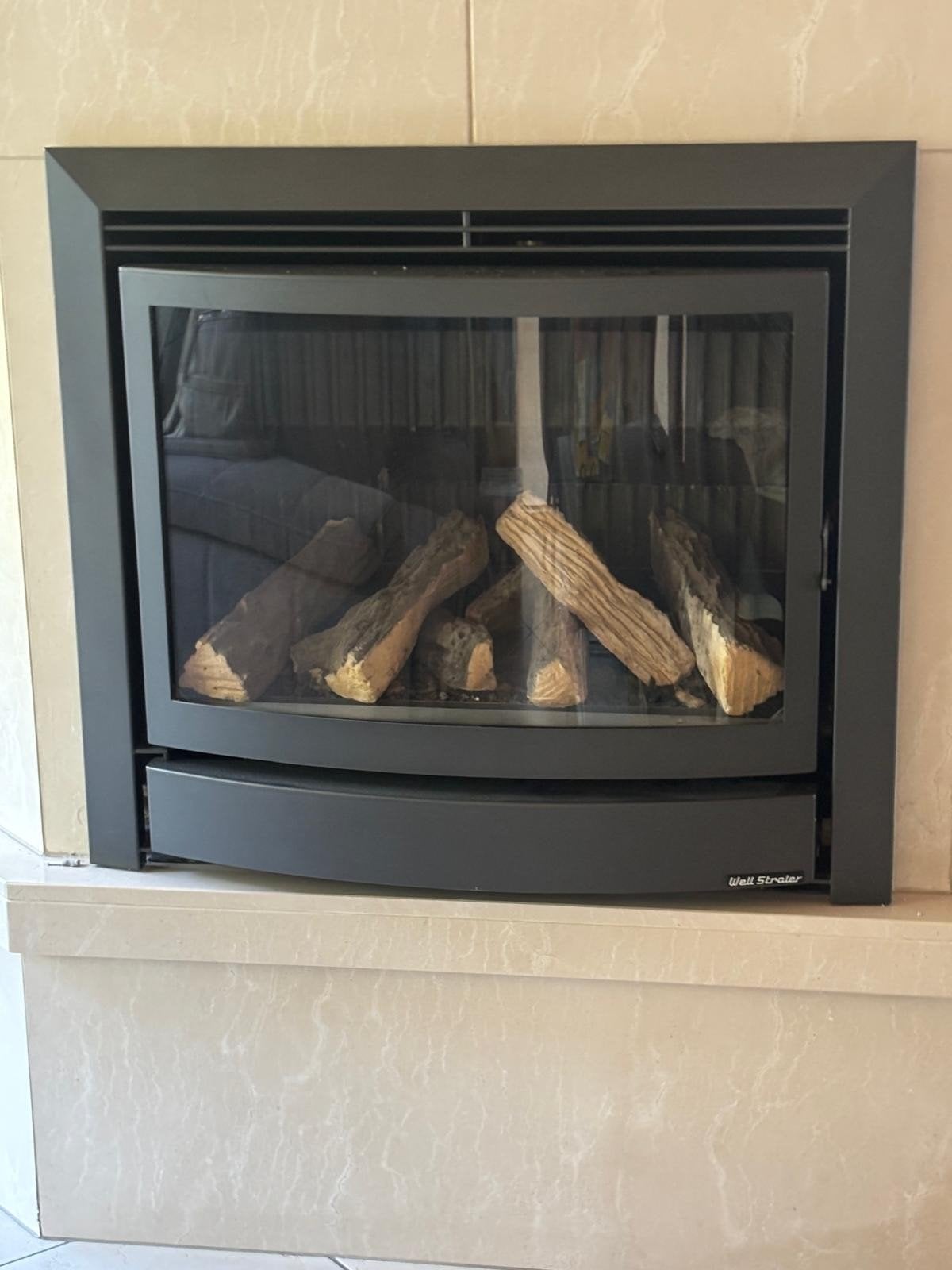 Wellstraler Skytech Classic K110 E (11 kW), Huis en Inrichting, Haarden, Ophalen, Zo goed als nieuw, Inbouwhaard, Gashaard