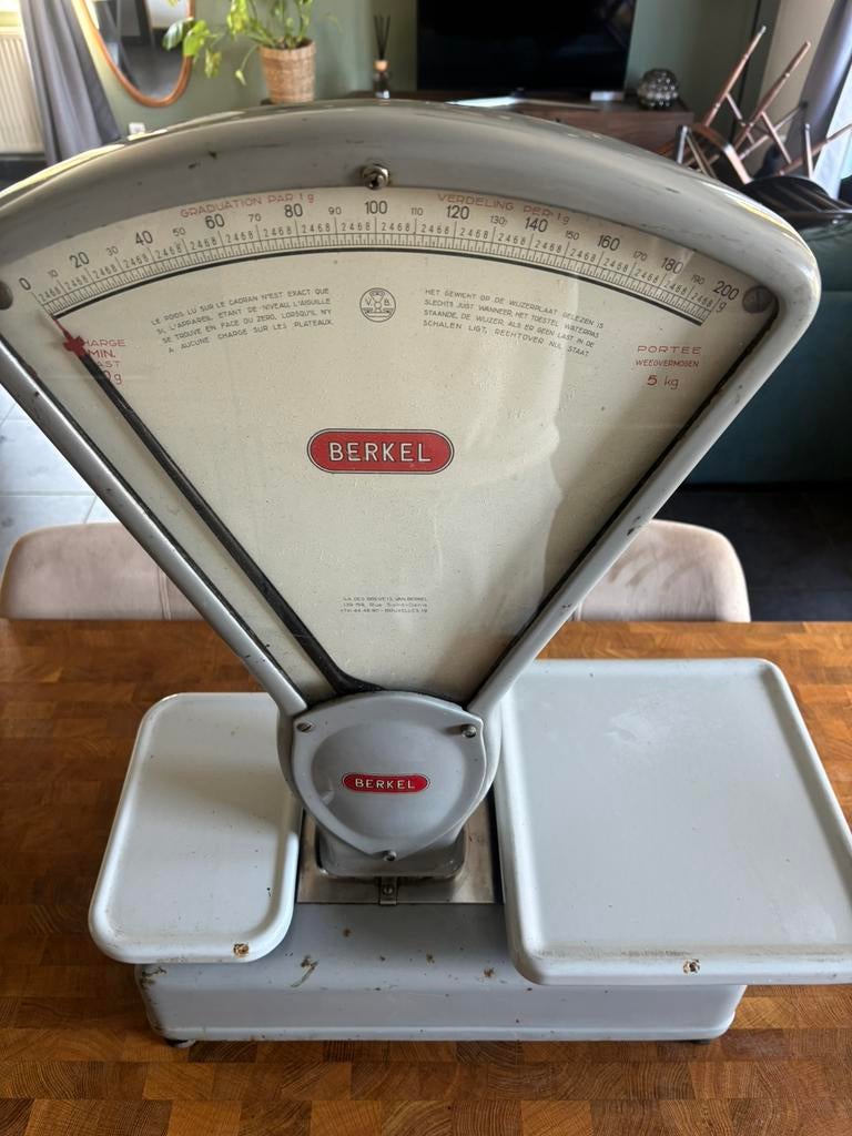 Balance Berkel, Moins de 10 kg, Analogique, 500 grammes ou plus gros, Balance de cuisine