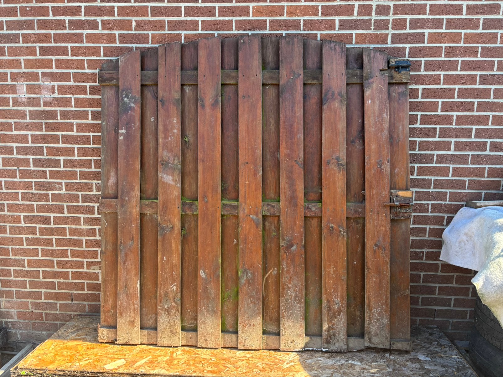 2 Portail en bois, Enlèvement, Utilisé, 1 à 2 mètres, Moins de 3 mètres