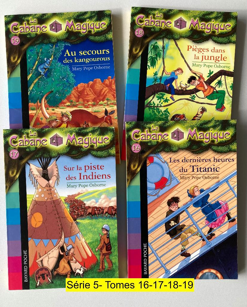 livres LA CABANE MAGIQUE - à partir de 7 ans -, Livres, Livres pour enfants | Jeunesse | Moins de 10 ans, Comme neuf, Fiction général