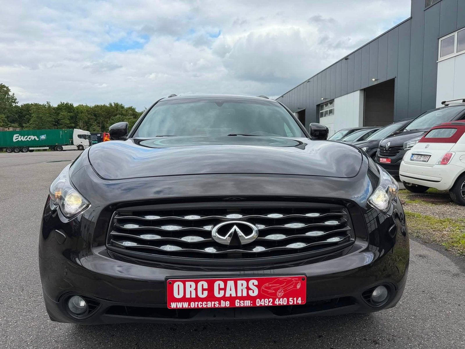 Infiniti FX37 AWD 3.7i V6 AUTOMAAT – LICHTE VRACHT – 320 PK, Auto's, Infiniti, Automaat, Lichtsensor, Bruin, Leder
