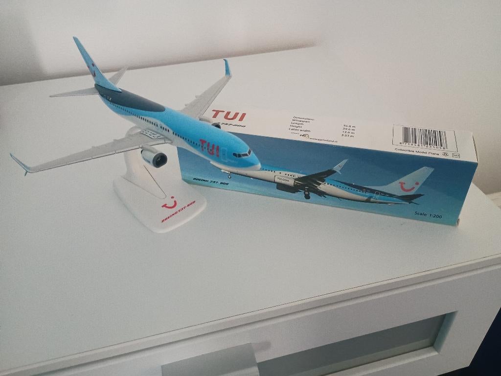 TUI Fly Belgium, 737-800 Elegance OO-JAY 1:200, Ophalen of Verzenden, Nieuw, Schaalmodel