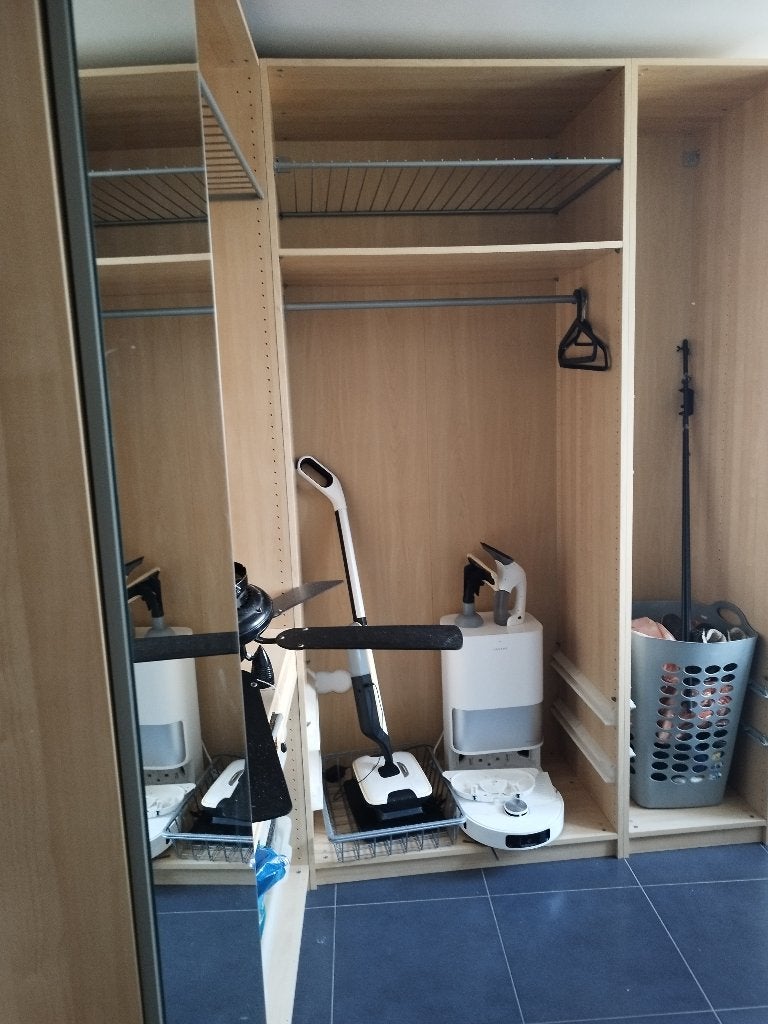 Kleerkast, 200 cm ou plus, Avec tablette(s), Utilisé, Autres matériaux