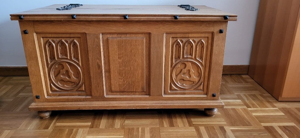 Houten opbergkist, Ophalen, 50 – 75, Gebruikt, 50 tot 100 cm
