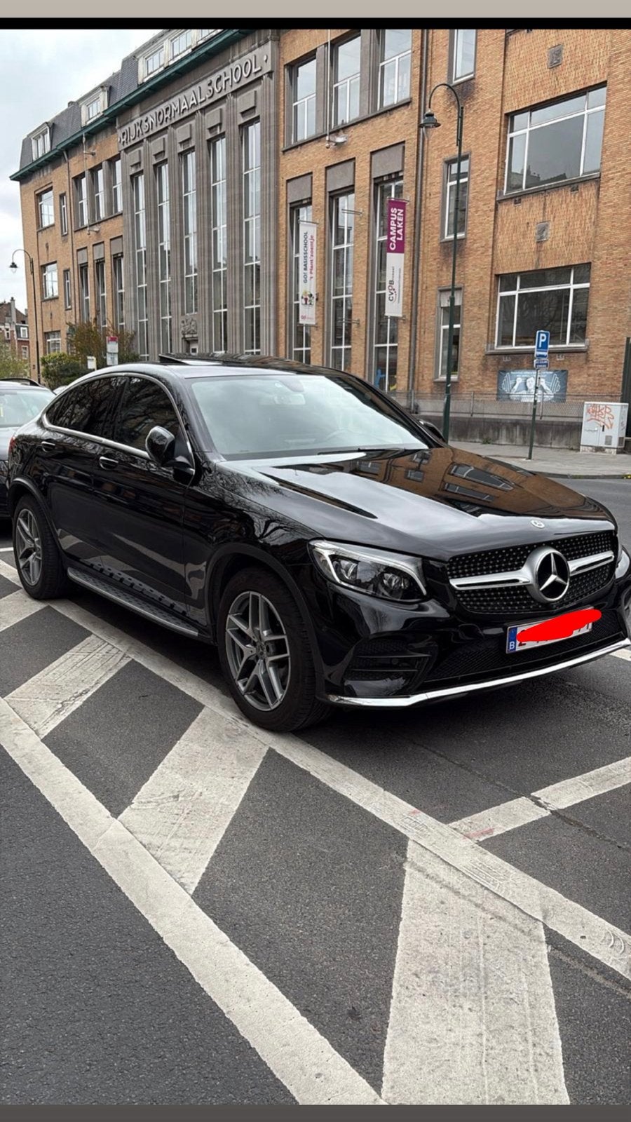 Mercedes Glc 220, Auto's, Automaat, Zwart, Leder, Particulier