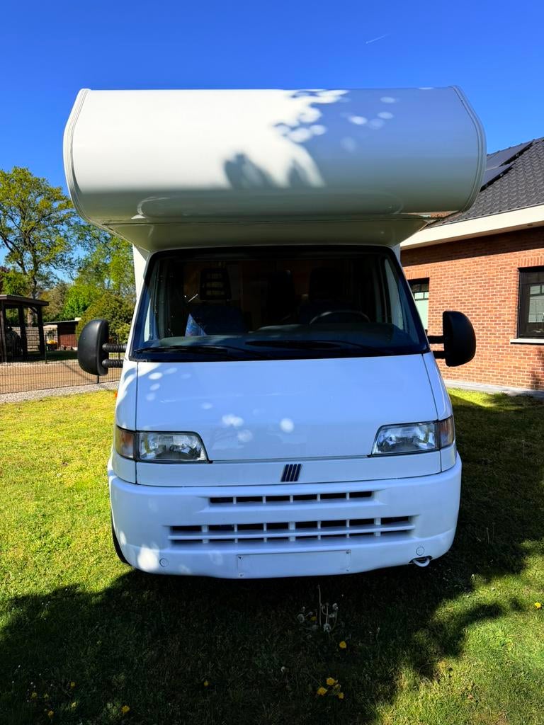 Mobil-home Fiat 2.3 JTD 4 personnes *Agréé*, Caravanes & Camping, Camping-cars, Jusqu'à 4, 6 à 7 mètres, Fiat, Boîte manuelle
