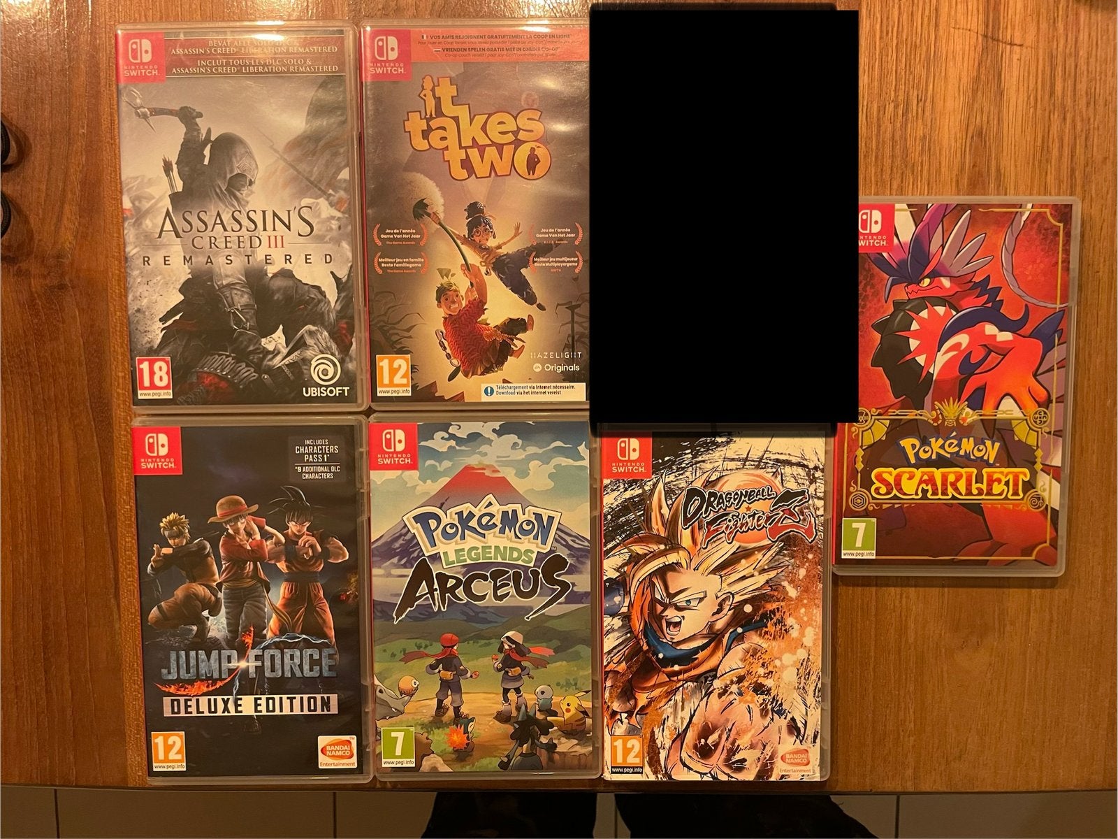 6x Nintendo Switch games, Pokémon, It Takes Two, Dragon Ball, Games en Spelcomputers, Ophalen, Zo goed als nieuw