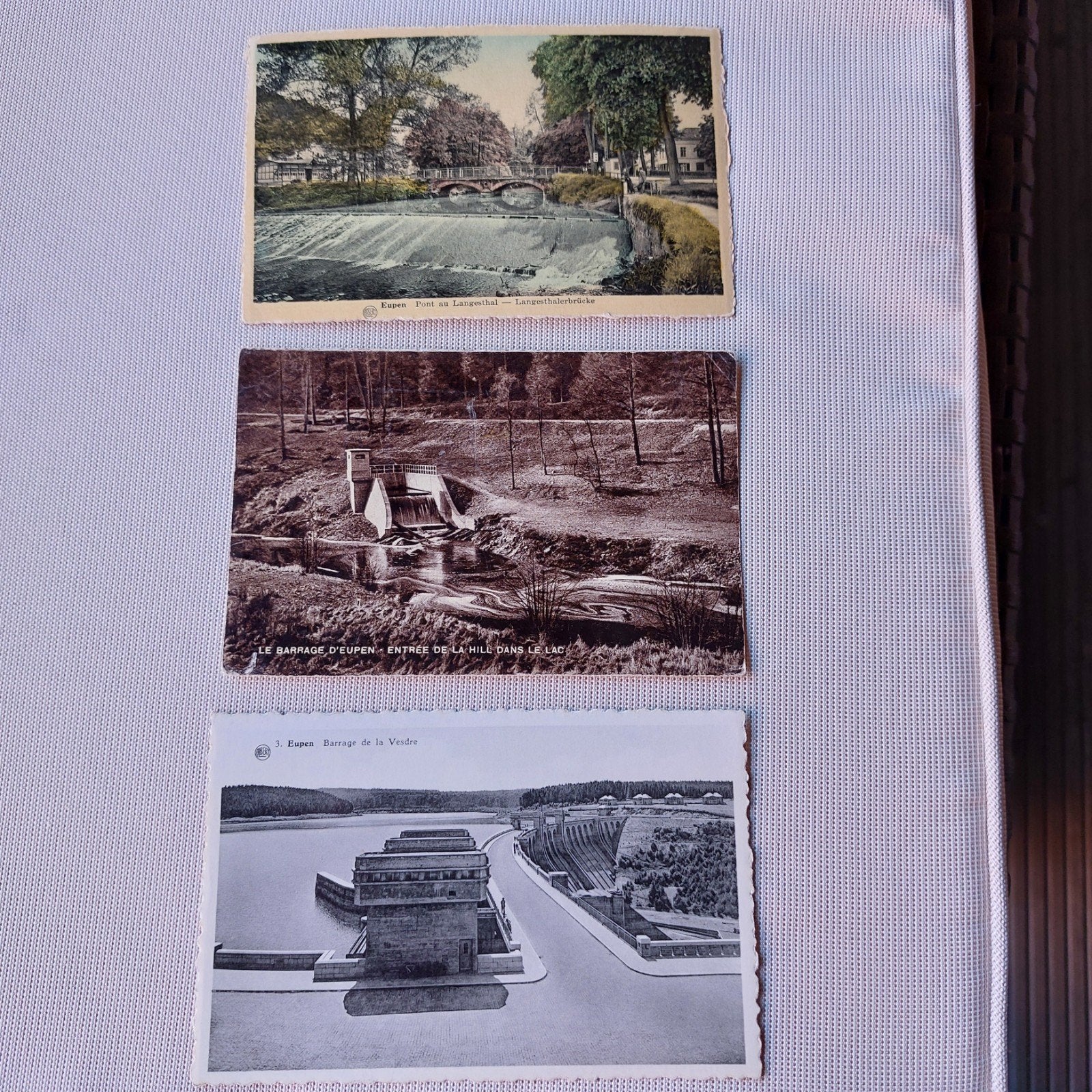 3 oude postkaarten van Eupen, Verzamelen, Ophalen of Verzenden