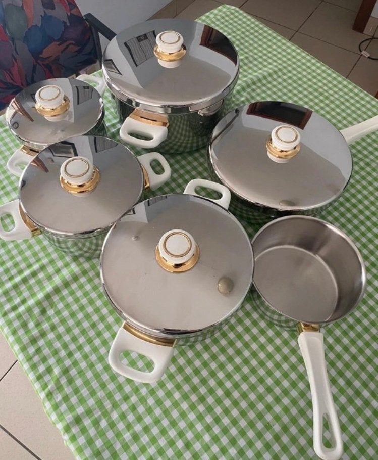 Nijhof baumlin kookpotten set, Ophalen, Demeyere, Pannenset, Geschikt voor inductie