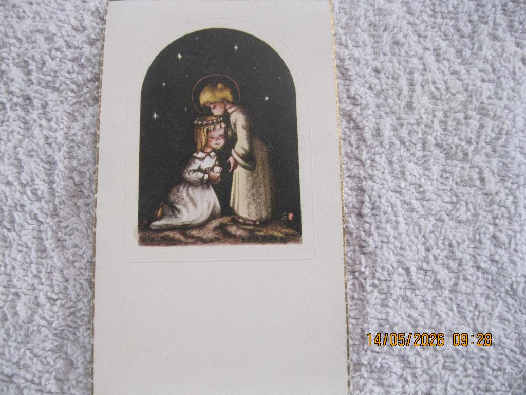 Eerste communie prentjes, Gebruikt, Ophalen of Verzenden, 1940 tot 1960, Prent