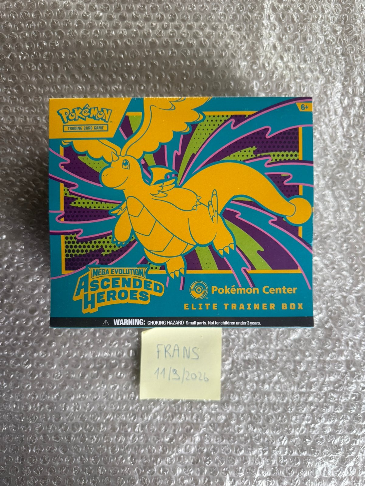 Pokémon Scellé | Héros ascensionnés | Pokémon Center ETB, Enlèvement ou Envoi