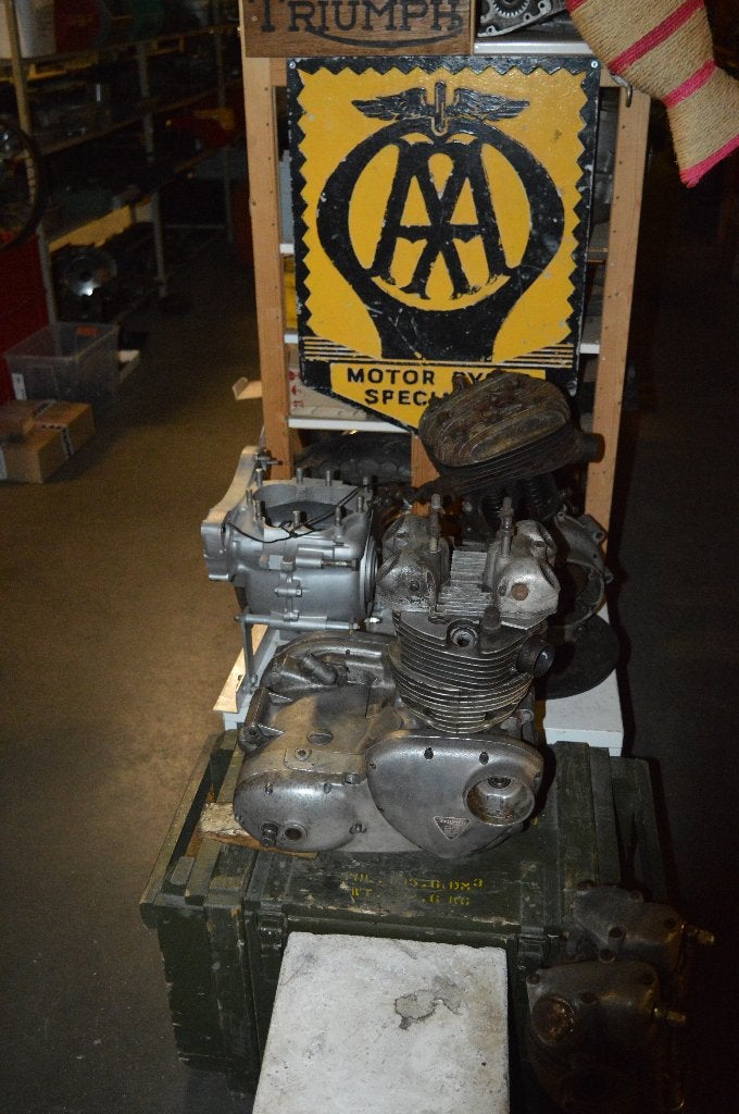 triumph-ariel-bsa-norton-ajs-villiers-jawa-rudge-dkw-adler-, Motoren, Ophalen of Verzenden, Gebruikt