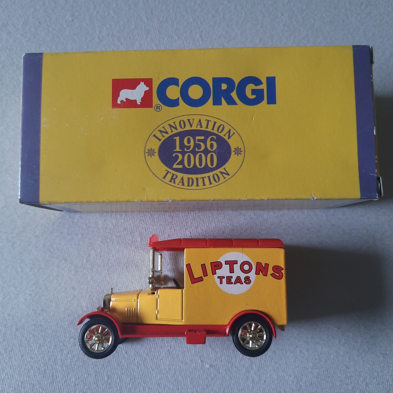 CORGI *vers 1:55* T-FORD BY LIPTON'S TEA *VINTAGE*MENTHE* NO, Enlèvement, Neuf, Bus ou Camion, Corgi