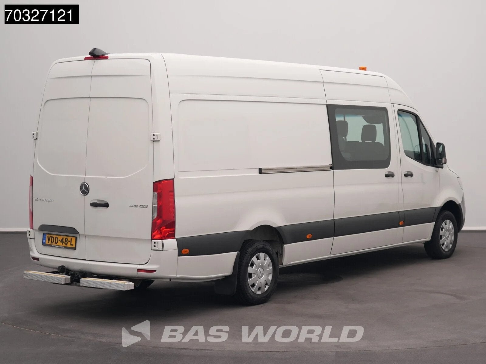 Mercedes Sprinter 316 CDI Automaat Dubbel Cabine L3H2 Navi A, Auto's, Bestelwagens en Lichte vracht, Automaat, Automatische klimaatregeling