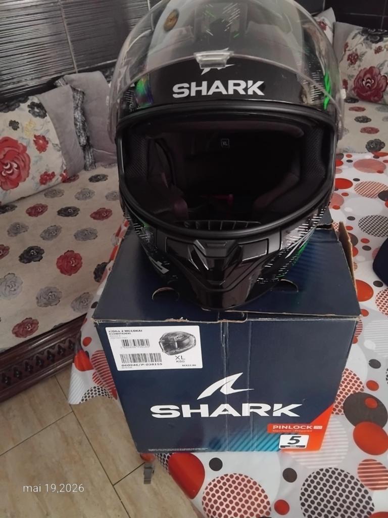Casque moto intégral Shark, Motoren, Kleding | Motorhelmen, Ophalen of Verzenden, XL, Shark