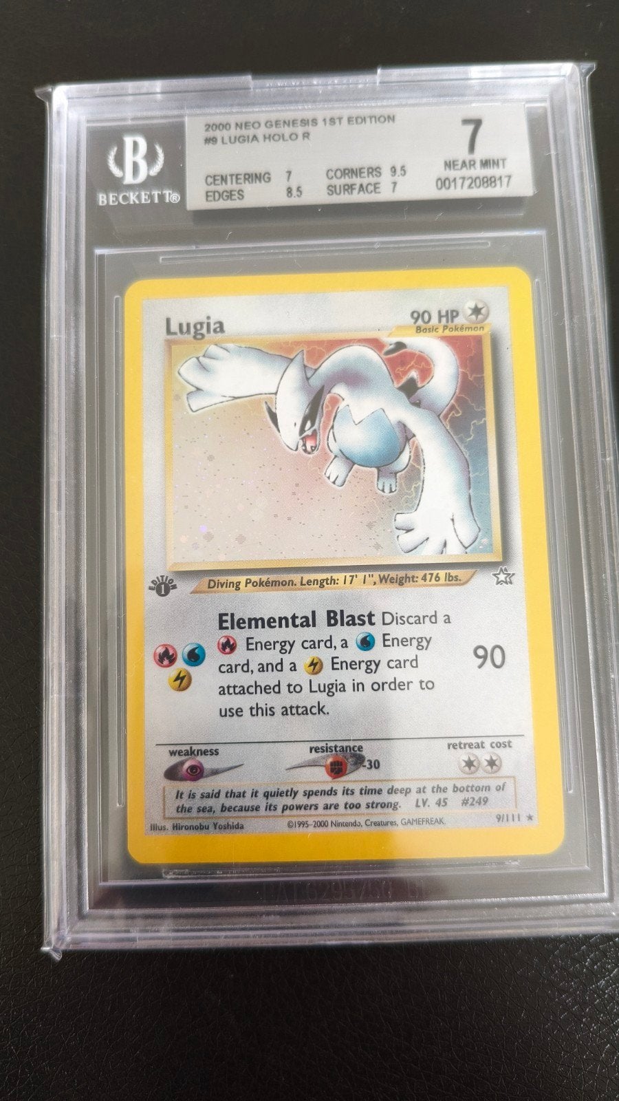 Neo Genesis 1st edition Lugia, Ophalen
