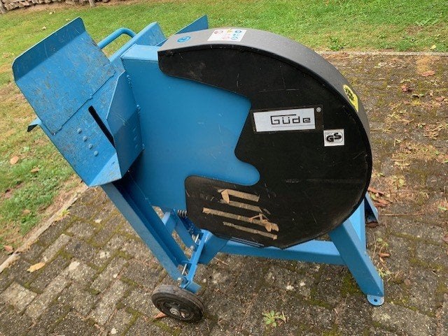 Scie à buches électrique GUDE GWS 450 ECO, 1200 watts ou plus, 70 mm ou plus, Comme neuf, Enlèvement