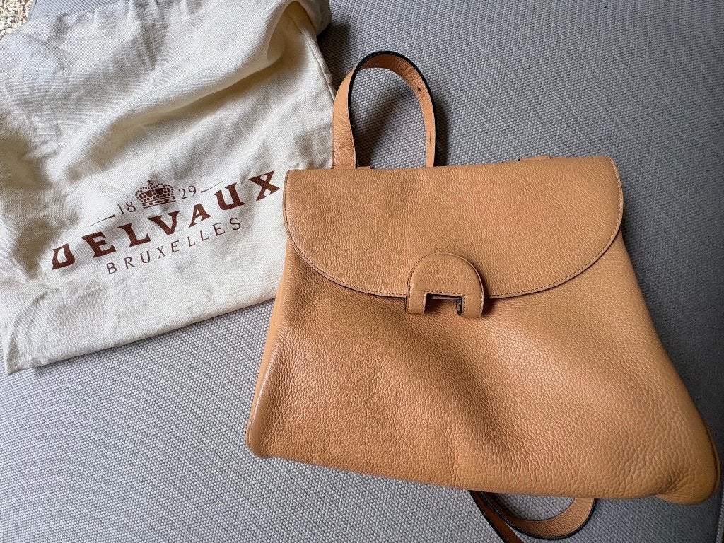 Delvaux handtas, Handtassen en Accessoires, Ophalen, Gebruikt, Overige kleuren, Handtas