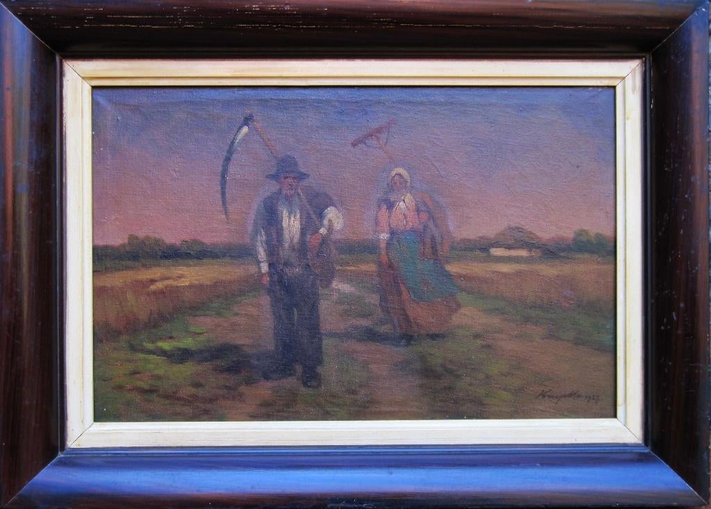 FERENC KRUPKA PAYSAGE CHAMPETRE ANIME RETOUR DES CHAMPS, Enlèvement