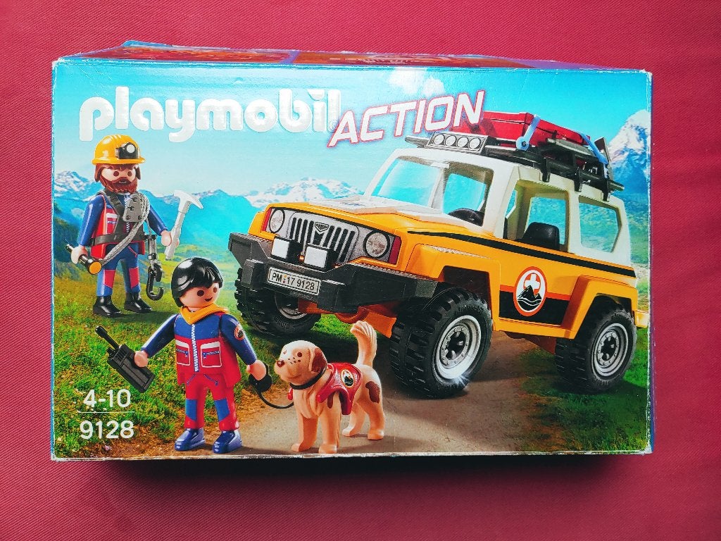 Playmobil 9128 :  Secouristes des montagnes avec véhicule, Utilisé, Véhicule, Kit complet, Enlèvement