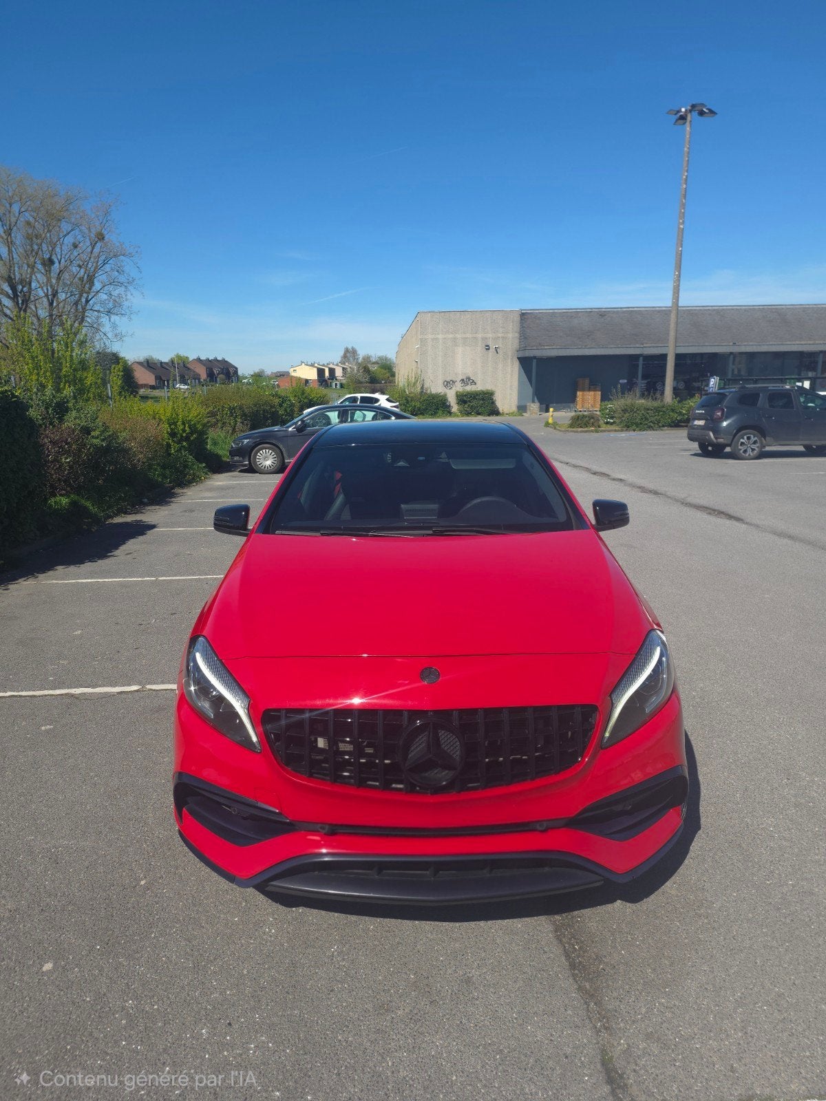 Mercedes A45 amg, Autos, Rouge, Cuir et Alcantara, Achat, Noir