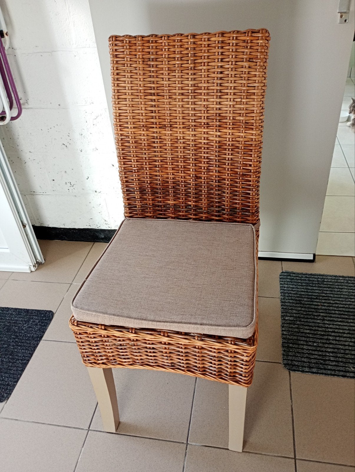 6 rotan stoelen, Ophalen