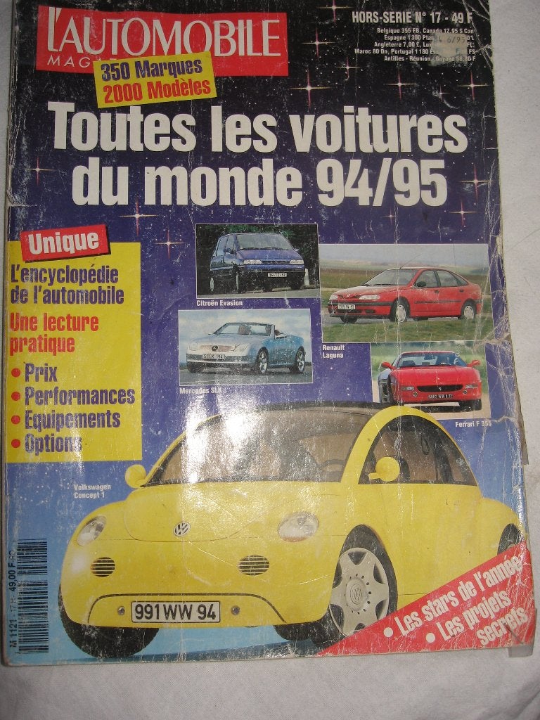 De auto: Vintage magazine uit 1994/1995., Ophalen of Verzenden, Gebruikt, Overige typen