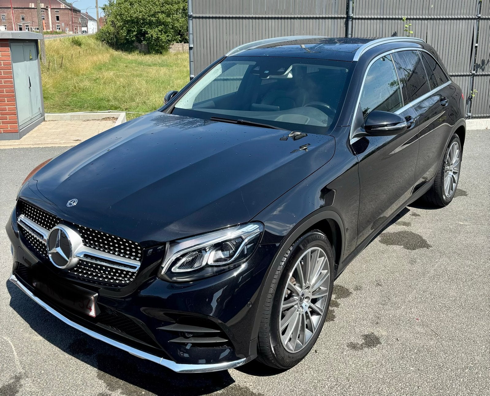Mercedes GLC 220d AMG line 4 matic, Cuir, Achat, Toit ouvrant, Noir