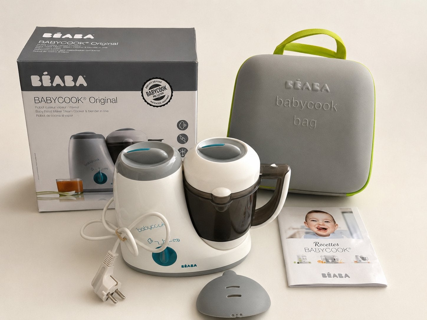 Béaba Babycook Original 4-in-1 + originele reistas & doos, Enfants & Bébés, Enlèvement, Comme neuf
