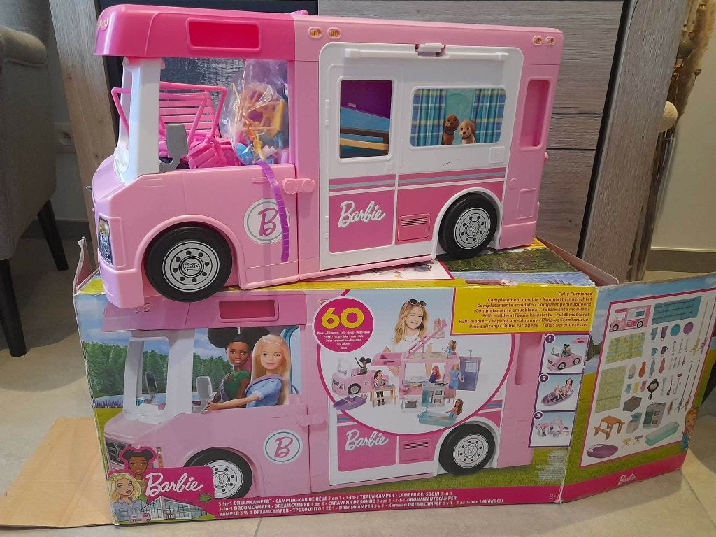 Camping car Barbie, Enlèvement, Comme neuf, Barbie