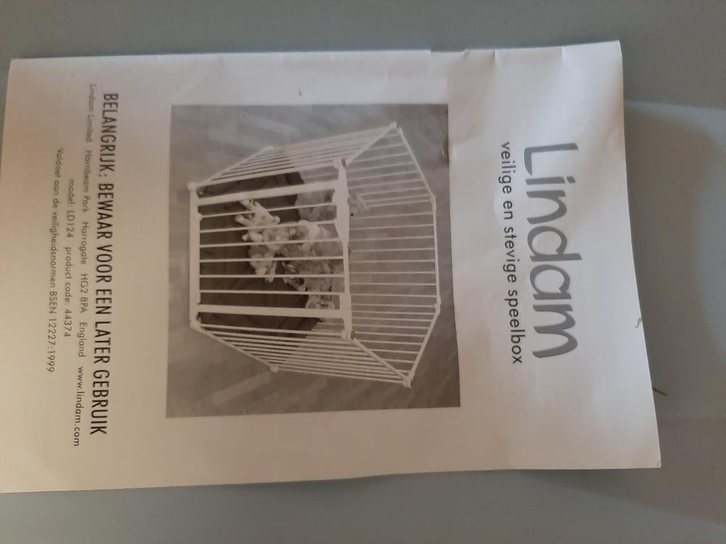 Lindam 6 delig veiligheidshekken trappoortje park ..., Kinderen en Baby's, Traphekjes, Ophalen