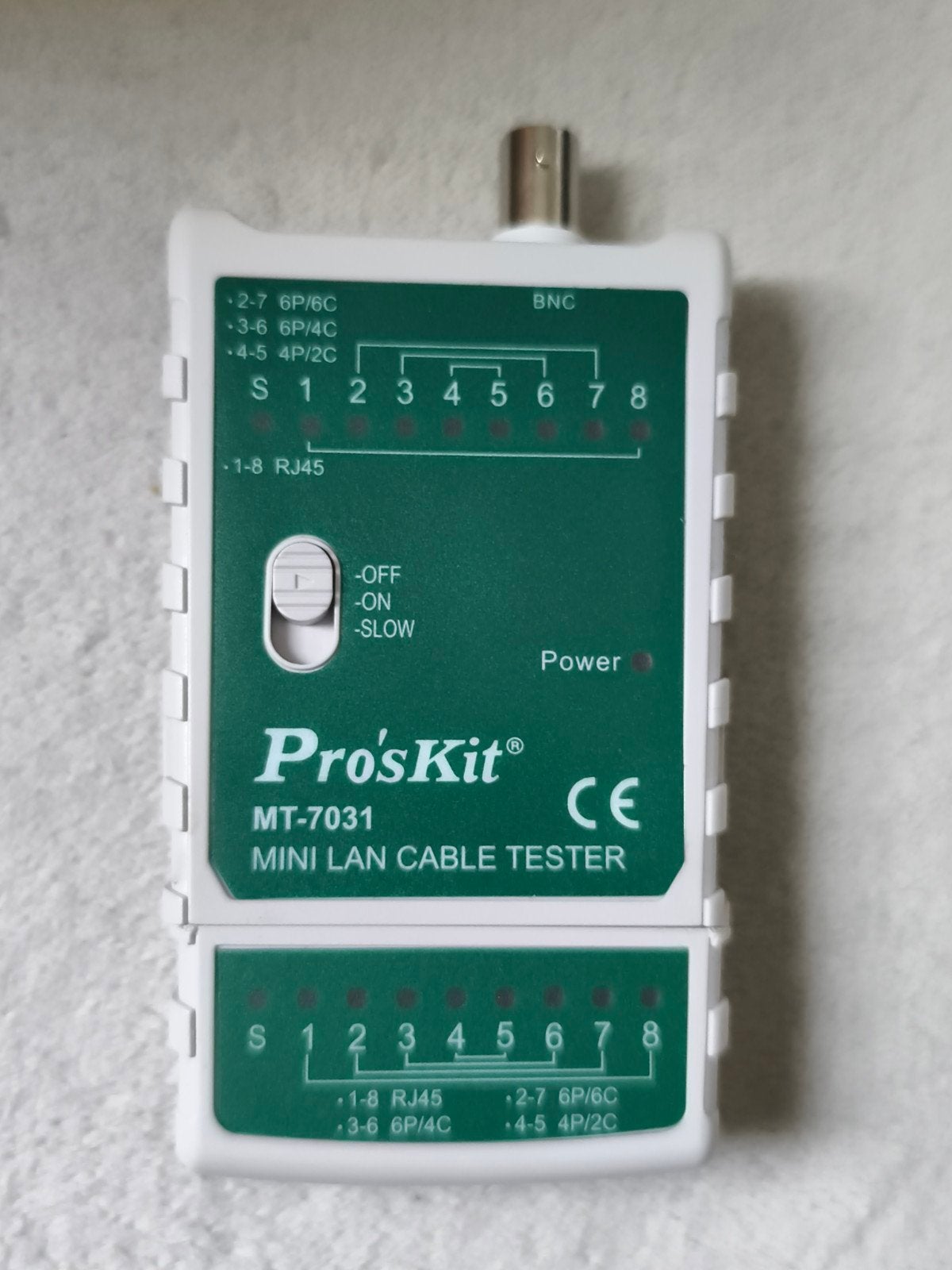 Pro’sKit MT-7031 Mini LAN Cable Tester – netwerk/telefoon/BN, Computers en Software, Ophalen of Verzenden, Nieuw