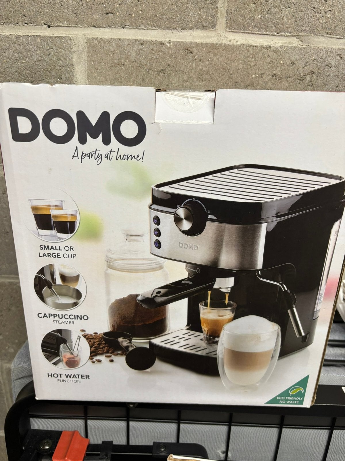 Koffiebonen ( cappocino etc), Ophalen, Zo goed als nieuw, Gemalen koffie, Afneembaar waterreservoir