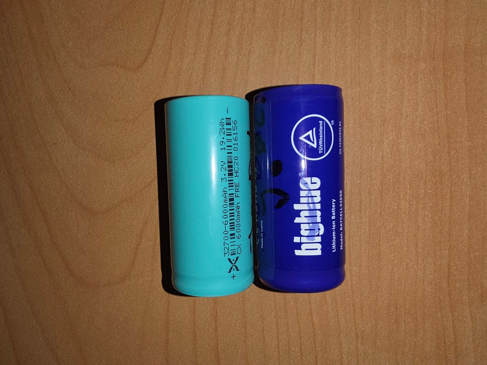 2 nieuwe herlaadbare batterijen van big Blue 32650, Ophalen of Verzenden, Nieuw, Overige typen