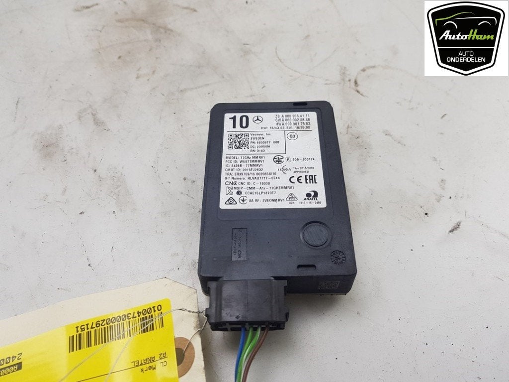 DODE HOEK SENSOR Mercedes-Benz GLA (H247) (|A0009054111|), Gebruikt, Mercedes-Benz, Dialog.mb@mercedes-benz.com, Mercedes-Benz AG