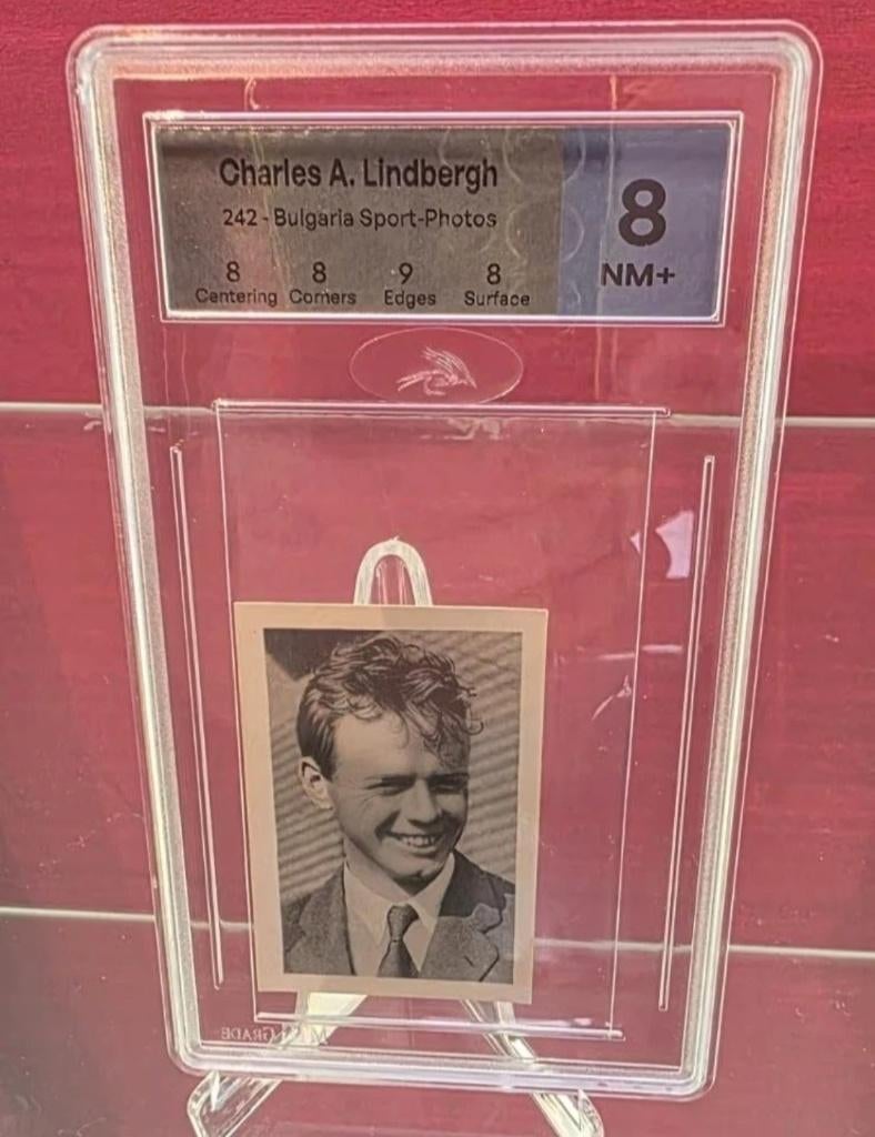 Aviation+1932+Charles Lindbergh+Bulgaria Sport-Photos, Enlèvement ou Envoi, Comme neuf, Carte, Photo ou Gravure