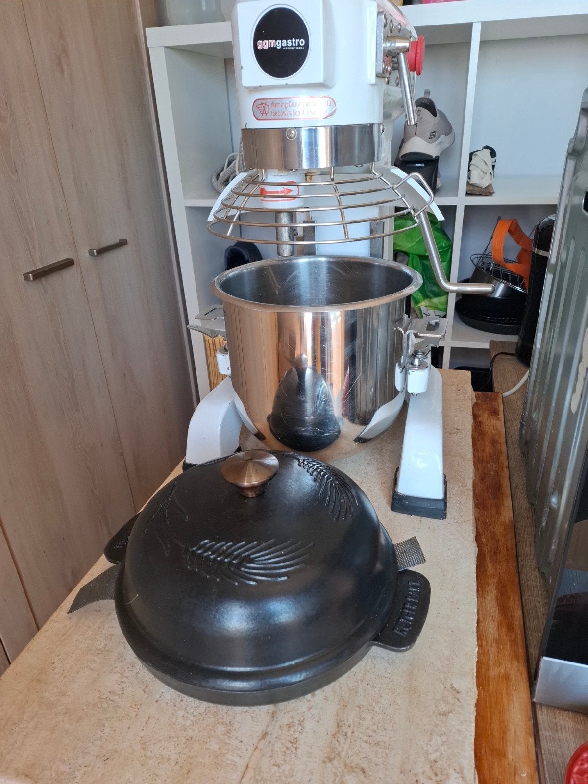 mélangeur planétaire et machine à pain, Enlèvement