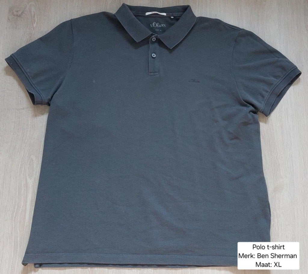 Polo shirt heren: s. Oliver maat XL (NIEUWSTAAT), Kleding | Heren, Polo's, Ophalen of Verzenden, Grijs, S.oliver, Maat 56/58 (XL)