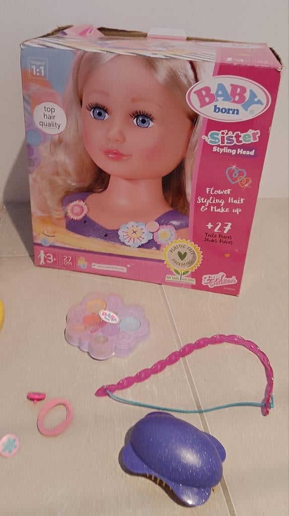 Babyborn styling hoofd kapkop, Kinderen en Baby's, Speelgoed | Poppen, Ophalen of Verzenden