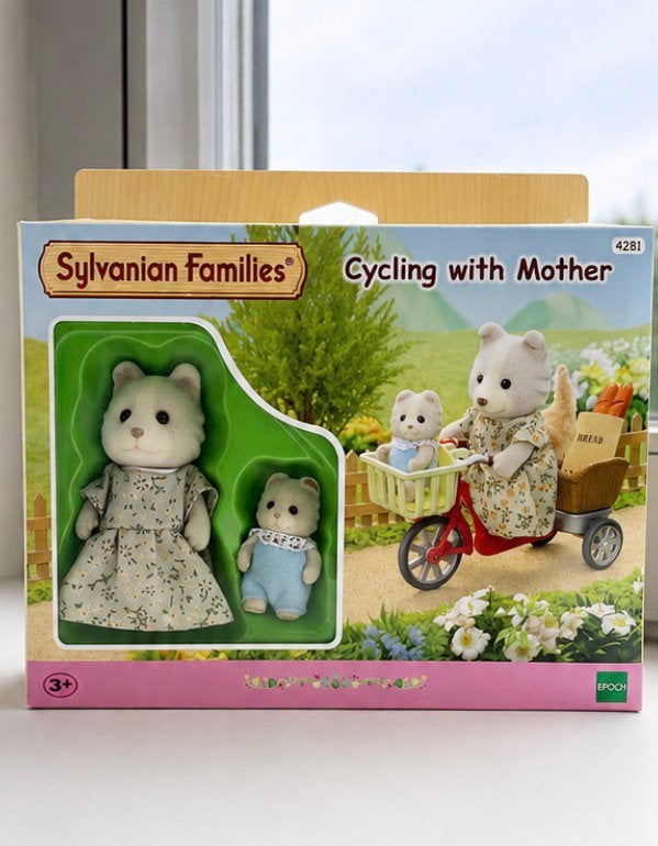 Sylvanian Families cycling with mother, Enlèvement, Comme neuf