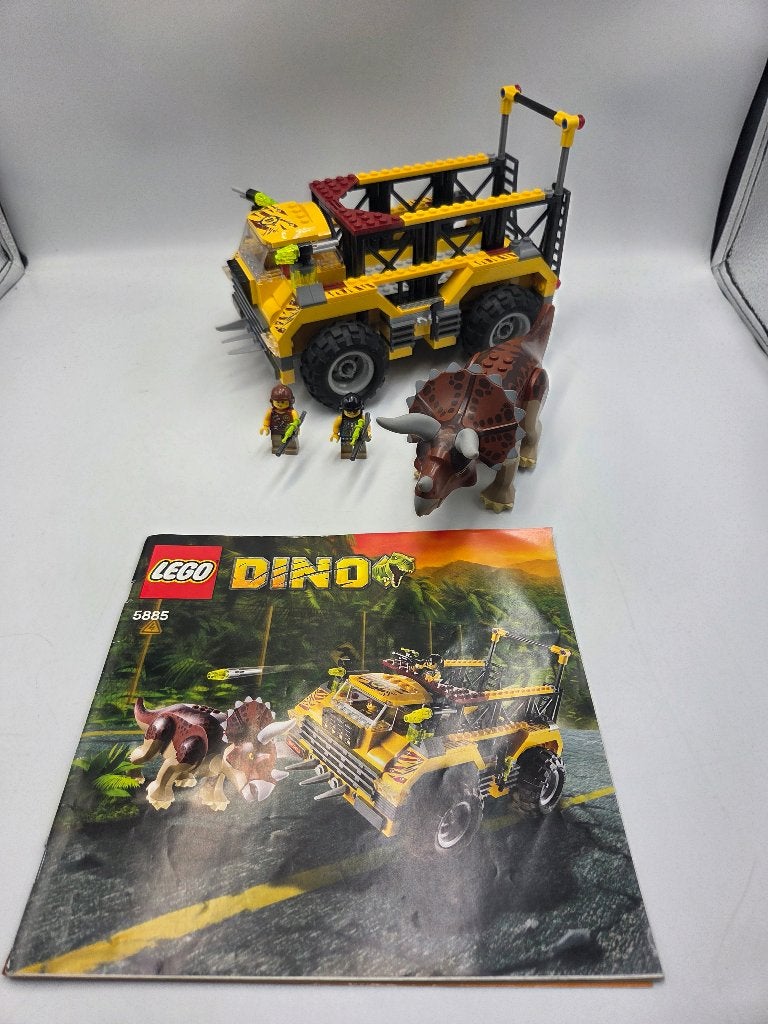 Lego Dino 5885 Triceratops Trapper, Compleet, Lego, Ophalen of Verzenden, Zo goed als nieuw