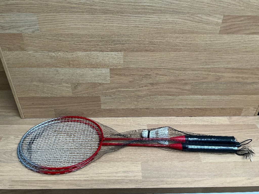 nieuw: Badmintonset  (2 Rackets + Shuttle in Draagnet), Ophalen of Verzenden, Nieuw, Racket(s)