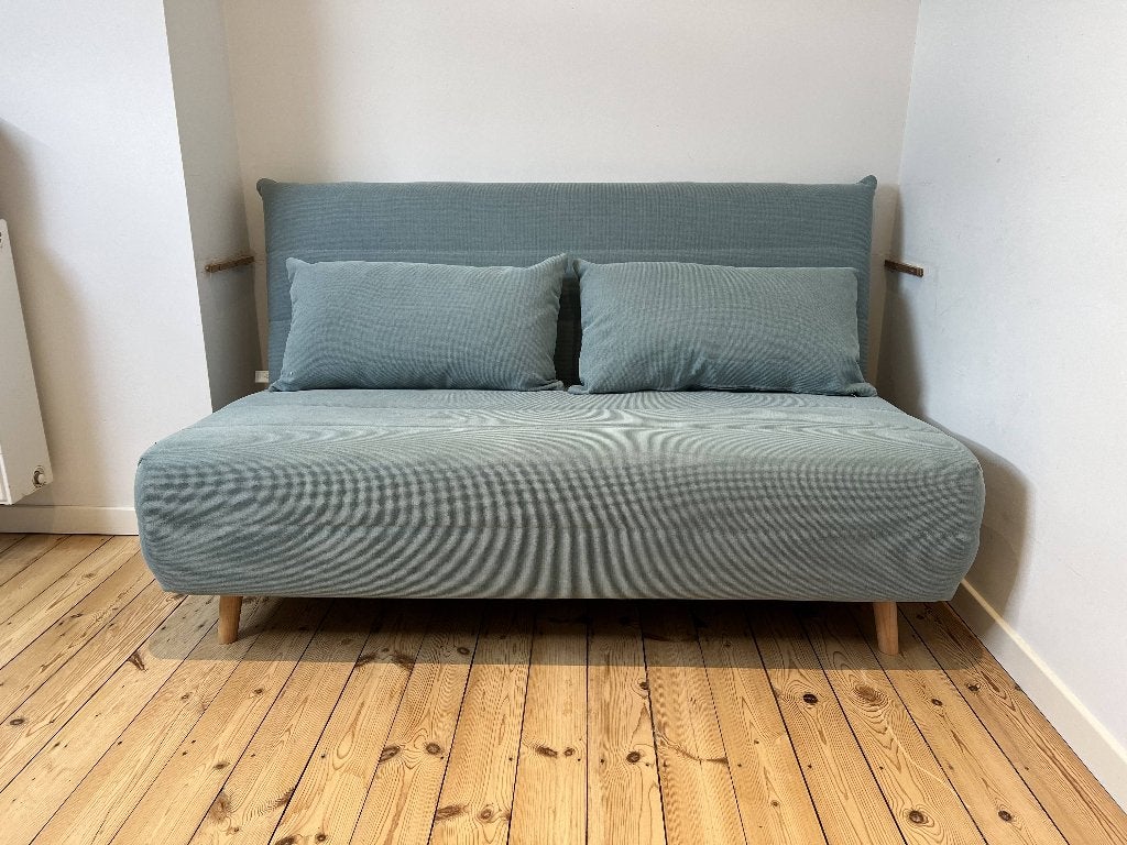 NIO clic-clac 2 places + matelas, Ophalen, Gebruikt, Tweepersoons, Overige maten