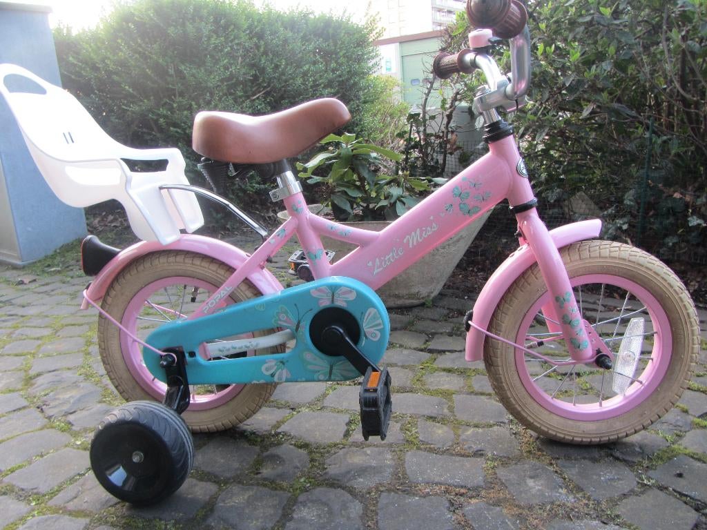 Super Mooie eerste fietsje meisje 3-5 j + zijwieltjes, Fietsen en Brommers, Ophalen, Zijwieltjes