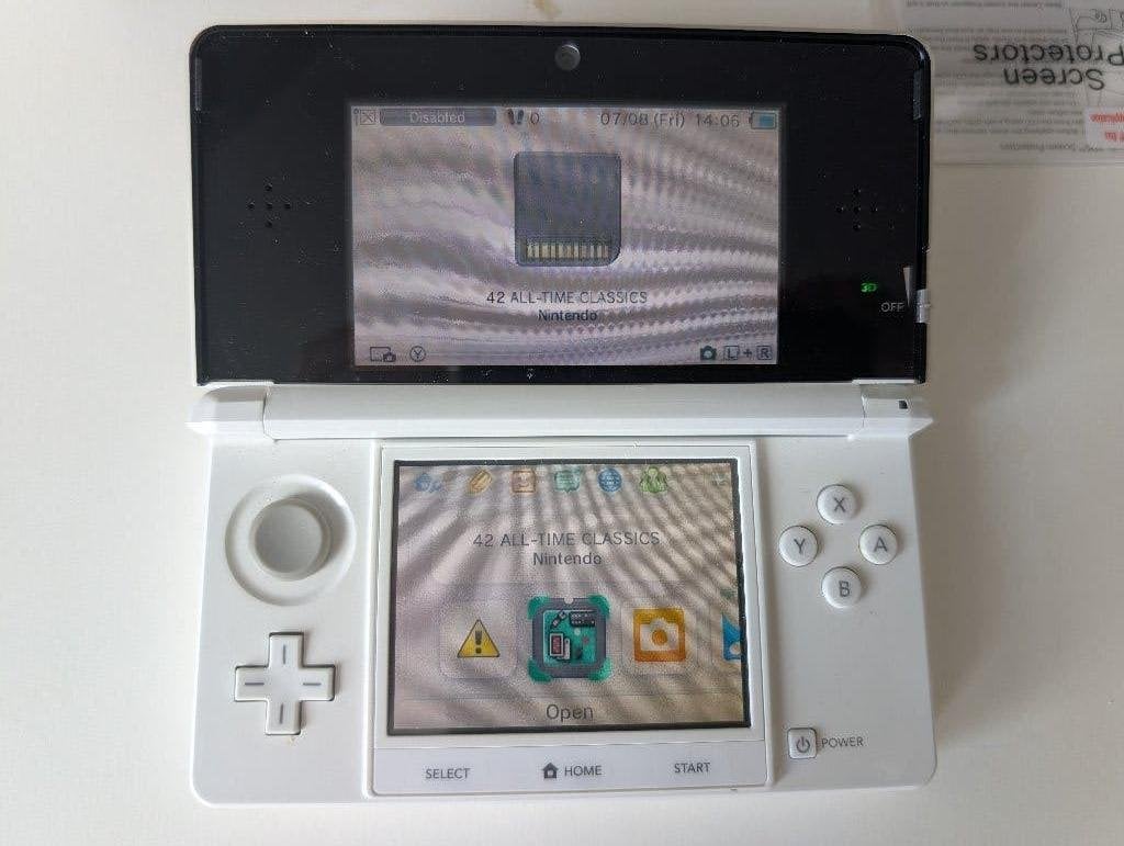 Nintendo 3DS wit, Ophalen of Verzenden, Zo goed als nieuw, Wit, 3DS