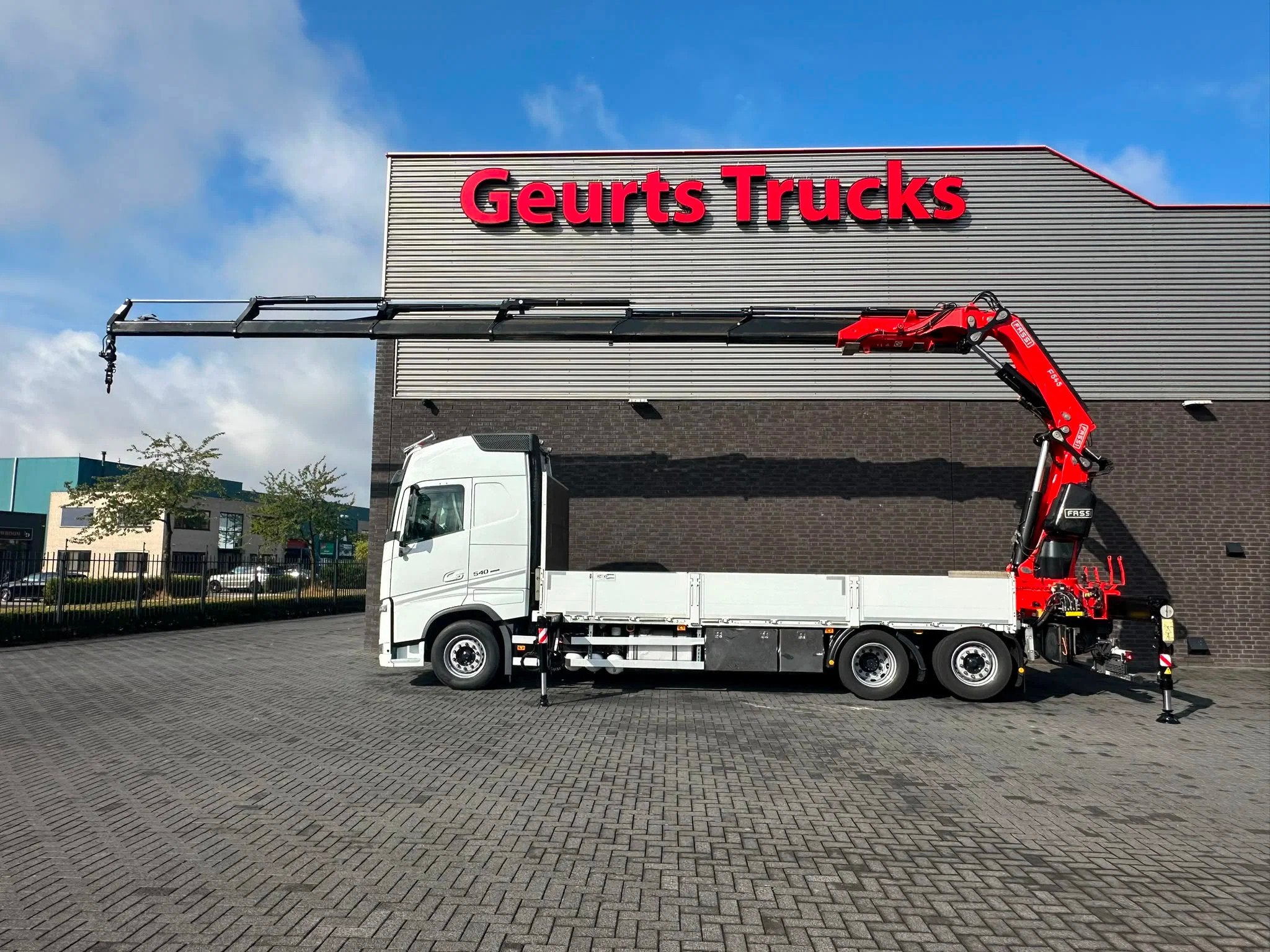 Volvo FH 540 6X2 BAKWAGEN + FASSI 545 RA.2.26 KRAAN/CRANE/KR, Autos, Camions, Achat, Euro 6, 397 kW, Diesel