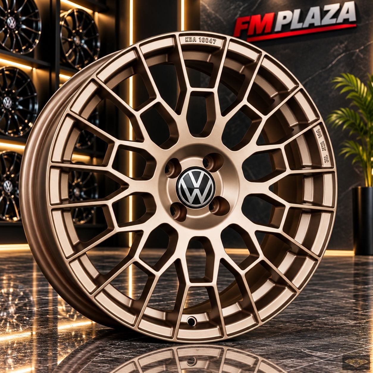 18 inch 5x100 VW Polo (MAK APX Mat Brons) Velgen Nieuw, Autos : Pièces & Accessoires, Pneus & Jantes, Neuf, Véhicule de tourisme