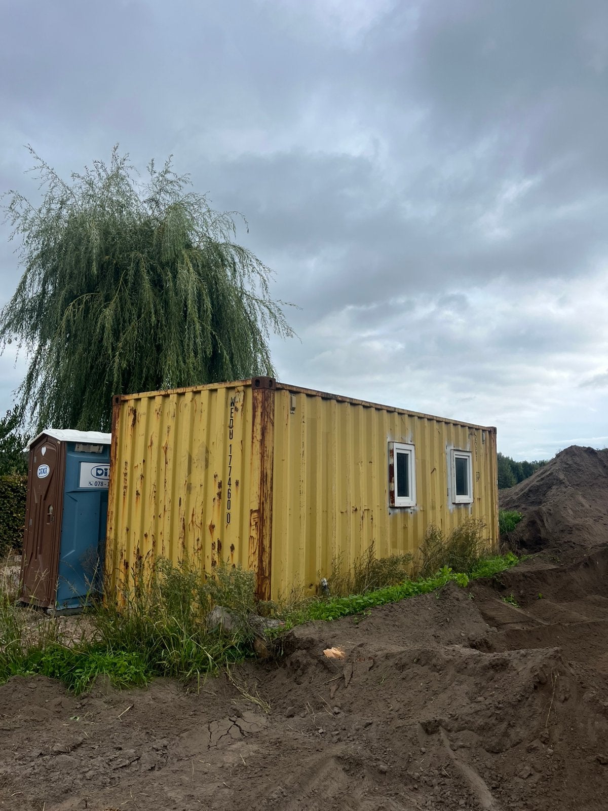 Bouw container, Ophalen