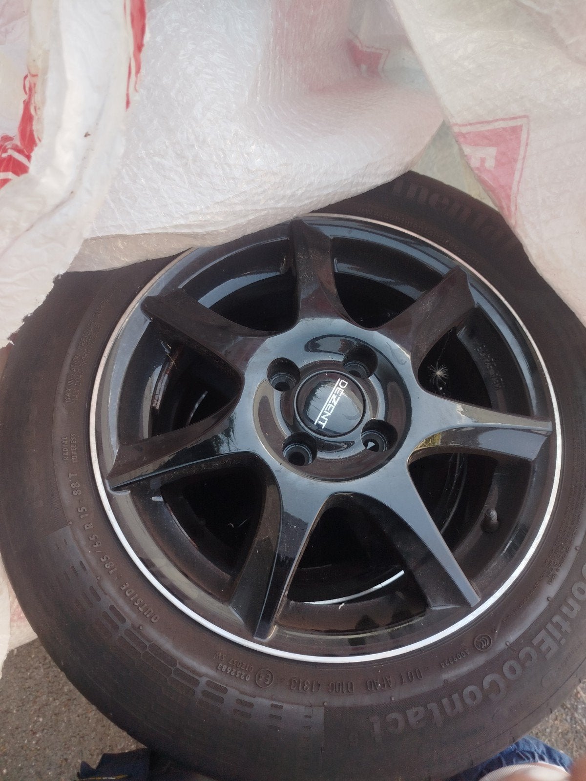 15inch aluminium velgen in zeer goede staat 4x100, Enlèvement, Pneu(s)