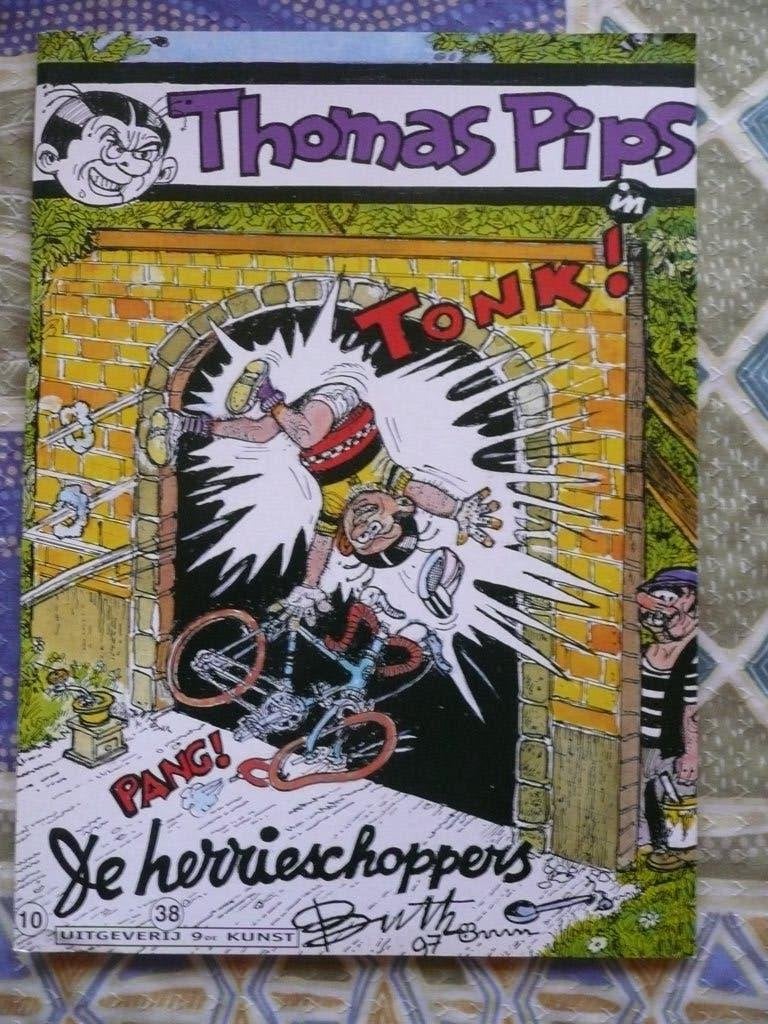 THOMAS PIPS 10 "DE HERRIESCHOPPERS" GESIG. & GEN. 1000 EX, Boeken, Eén stripboek, Nieuw, Ophalen of Verzenden, Buth